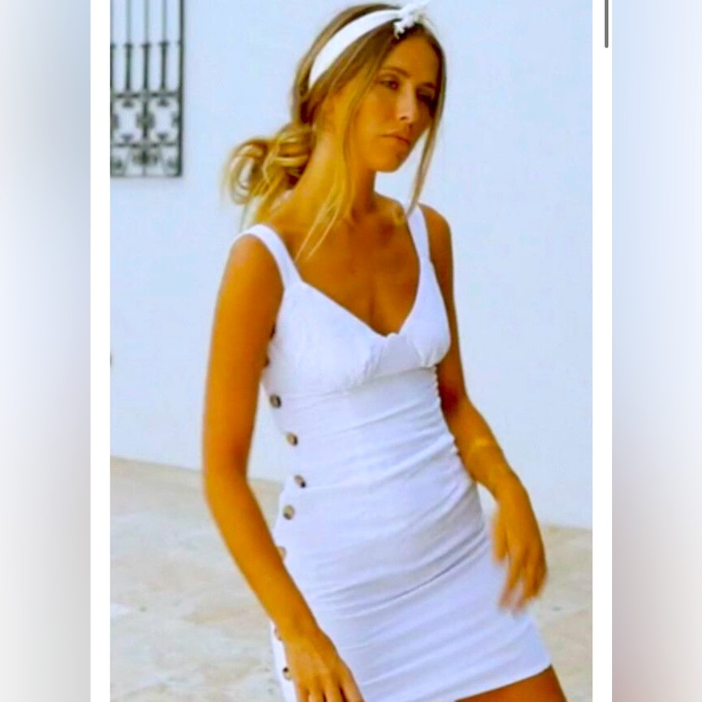 Sabo Skirt Amina White Dress XS New